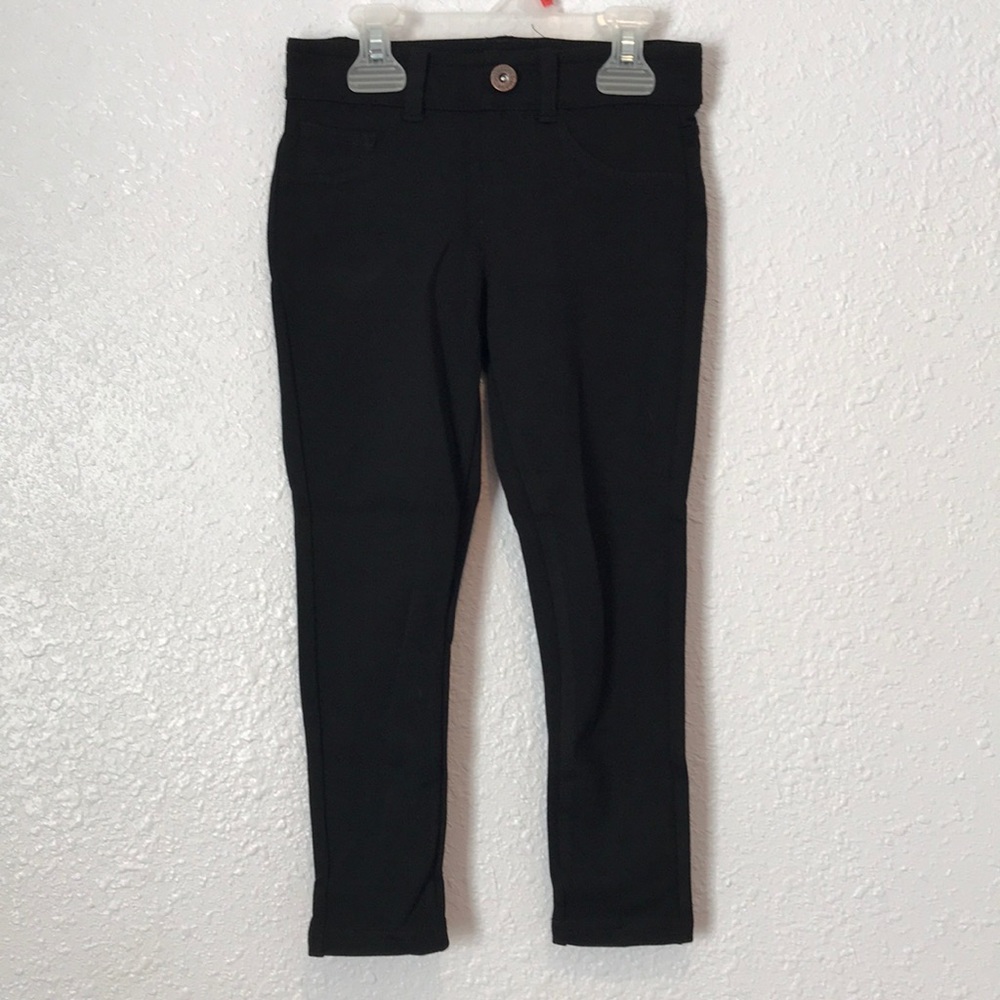 Girl’s Copper Key Black Jeggings Size Medium